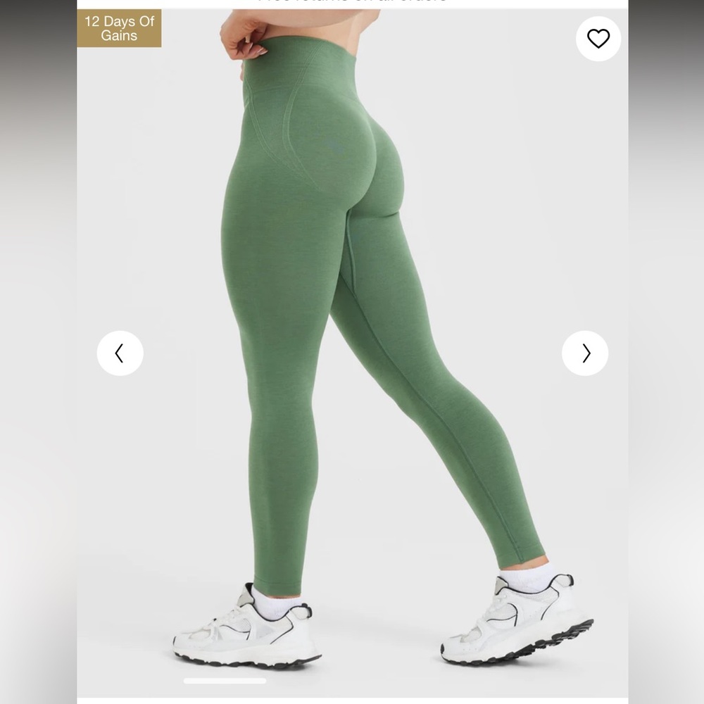 Oner active forest green effortless seamless leggings